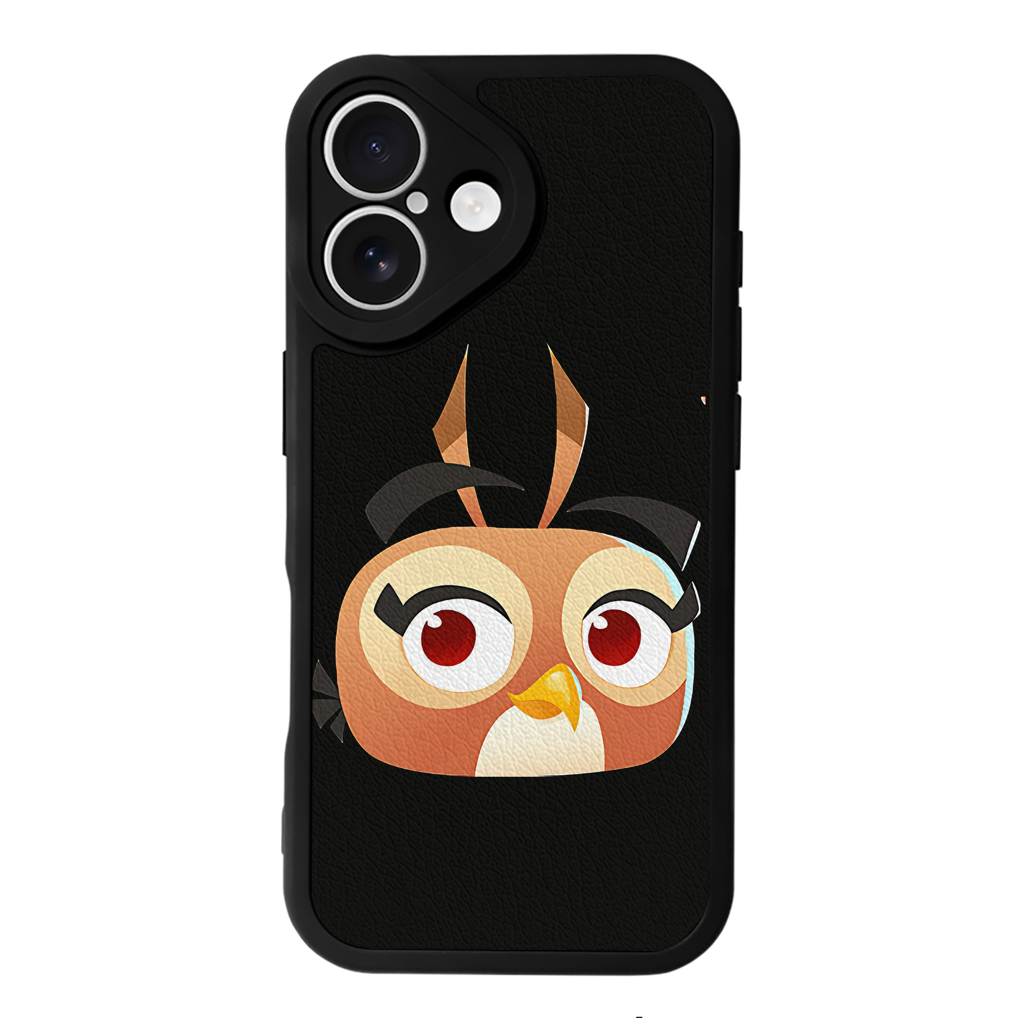 （画像用） Angry Birds アングリーバード 【iPhone 16シリーズ対応】シリコンスマホケース（レザー調） 材質：シリコン